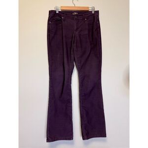 LOFT Deep Purple Flare Pants